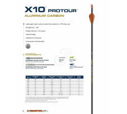 EASTON SHAFT X-10 PRO TOUR