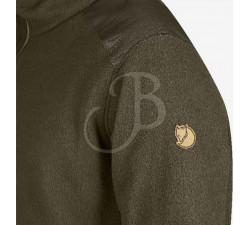 FJ.R FLEECE STEN M DARK OLIVE