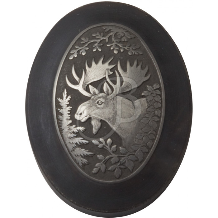 RECKNAGEL ETCHED BELL GUARD MOOSE