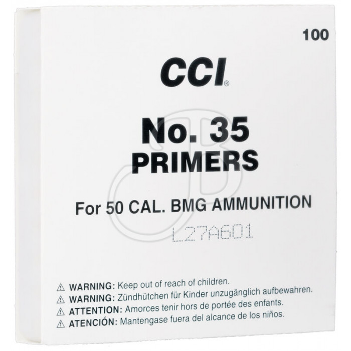 CCI 35 PRIMER FOR 50 CALIBER BMG