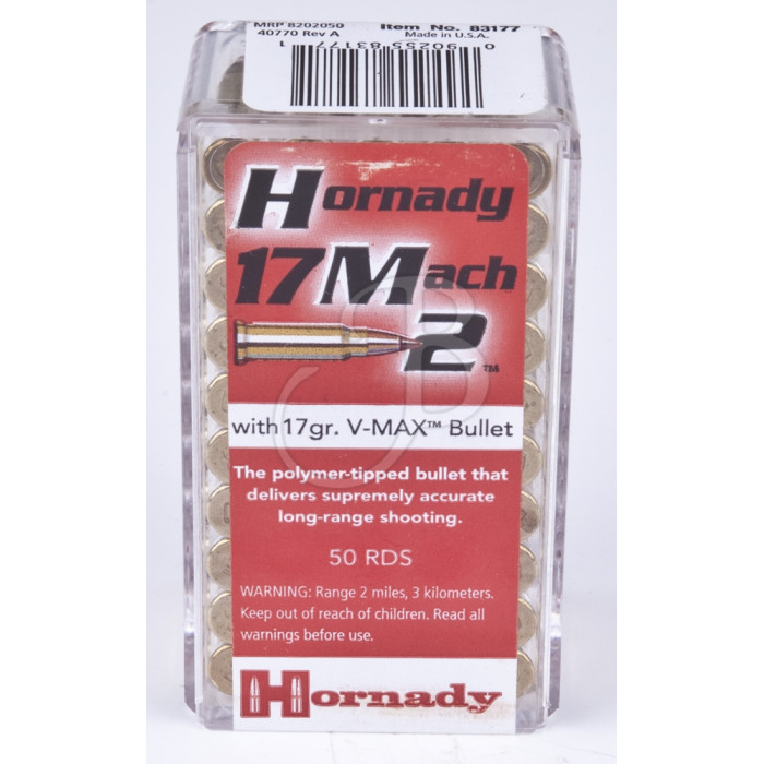 HORNADY AMMO 17 HM2