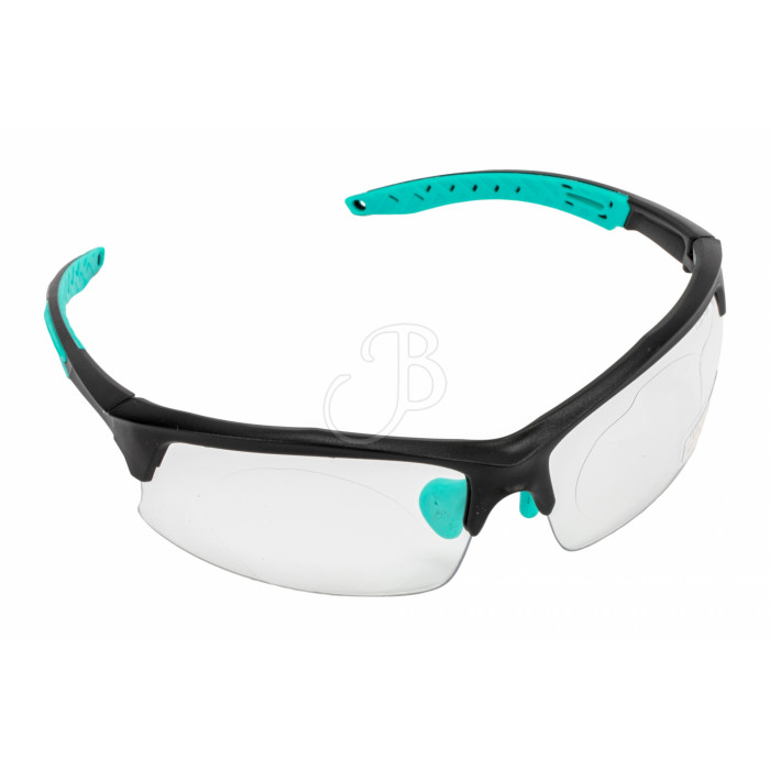 GSM OUTDOORS TEAL SHOOTING GLASSES CLEAR