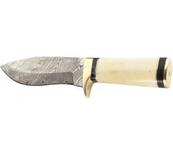 39OUTDOOR KNIFE DAMASCUS  - BONE HANDLE