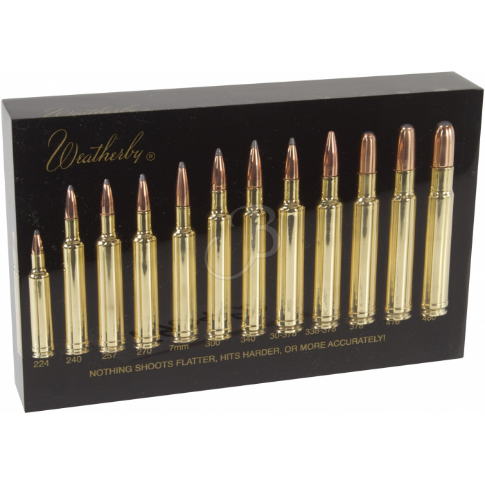 WEATHERBY LUCITE CARTRIDGE DISPAY