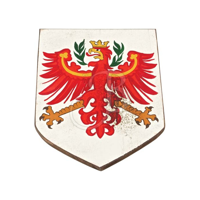 BERSAGLIO LEGNO 20CM SCUDETTO AQUILA TIROLESE BERSAGLIO LEGNO 20CM SCUDETTO AQUILA TIROLESE