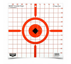 GSM OUTDOORS 12" CROSSHAIR SIGHT-IN TARGET