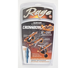 RAGE BROADHEAD CROSSBOW-X 2" 125 GN