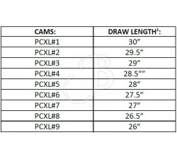 ARCO COMPOUND PRIME RIZE PCXL CAM BLACK 26-30" 60Lbs. RH