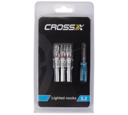 CROSS-X 5.2 LIGHTED NOCK 3PC PACK