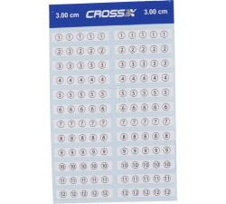 CROSS-X ARROW NUMBER WRAPS