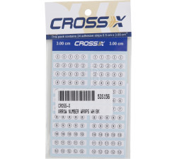 CROSS-X ARROW NUMBER WRAPS
