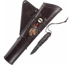 WILD MOUNTAIN SIDE QUIVER WITH KNIFE      RH