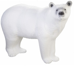 SRT CIBLE 3D OURS BLANC