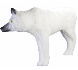 SRT 3D TARGET WOLF WHITE
