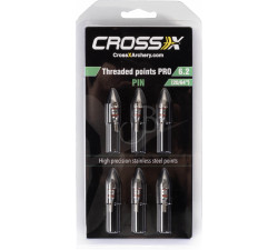 CROSS-X THREADED POINT PRO INOX PIN