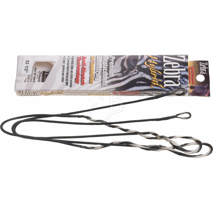 ZEBRA STRING TWO CAM WH/BK