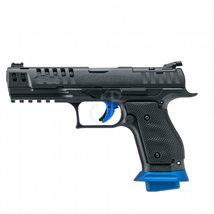WALTHER MOD. Q5 SF CHAMPION 9 LUGER BLU 17C WALTHER MOD. Q5 SF CHAMPION 9 LUGER BLU 17C