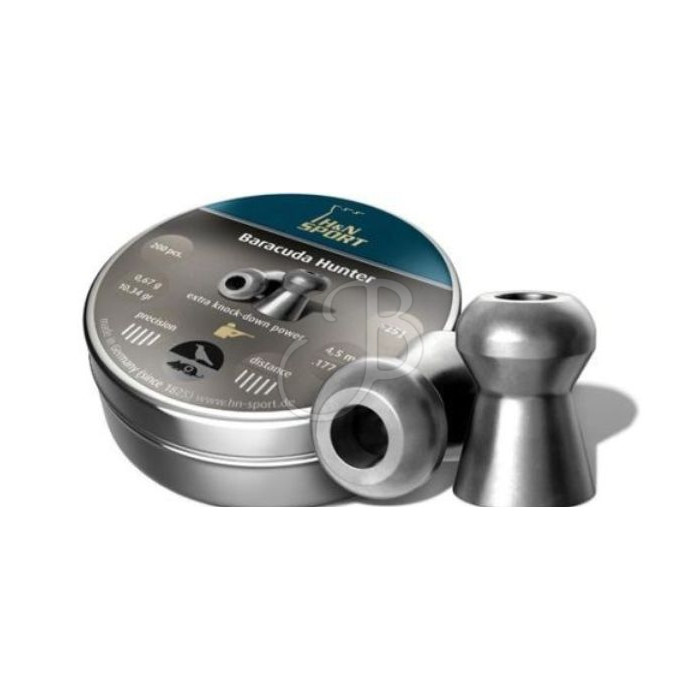 H&N DIABOLO BARACUDA HUNTER 4.50MM      (400)