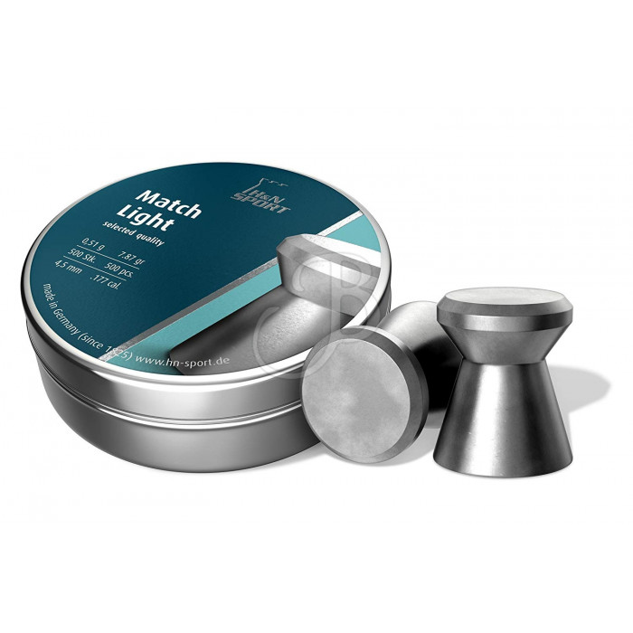 H&N DIABOLO MATCH 4.49MM LIGHT (500) H&N DIABOLO MATCH 4.49MM LIGHT (500)
