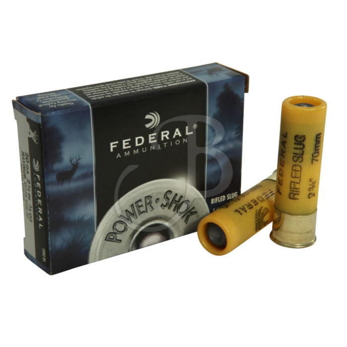 FEDERAL 20GA 2-3/4 RIFLE SLUG FEDERAL 20GA 2-3/4 RIFLE SLUG