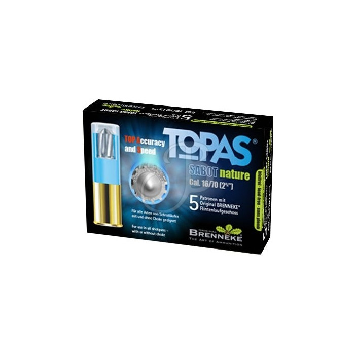 BRENNEKE TOPAS SABOT 16/70 17.0G NATURE BRENNEKE TOPAS SABOT 16/70 17.0G NATURE