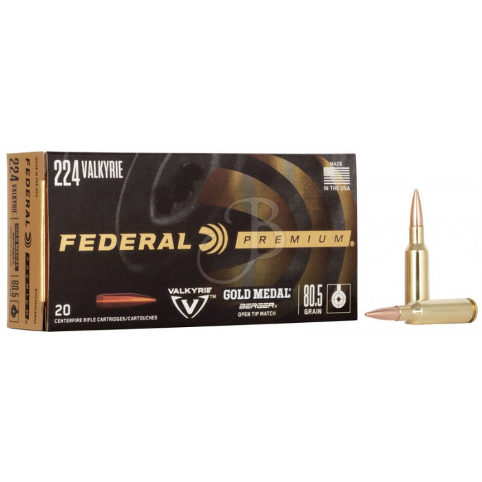 FEDERAL 224 VLK 80.5GR GM BERGER HYBRI FEDERAL 224 VLK 80.5GR GM BERGER HYBRI