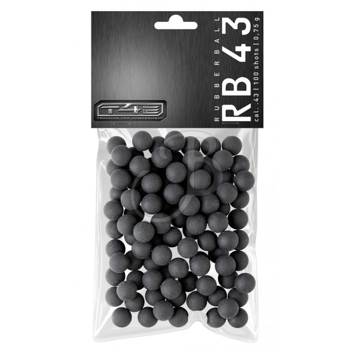 UMAREX T4E .43" RB PRAC NERA 0.75G (CONF.100) UMAREX T4E .43" RB PRAC NERA 0.75G (CONF.100)