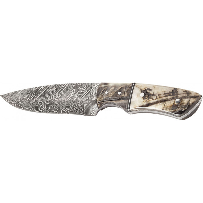 39OUTDOOR KNIFE DAMASCUS - HORN HANDLE 39OUTDOOR KNIFE DAMASCUS - HORN HANDLE