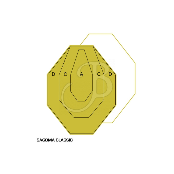 BERSAGLI IPSC CLASSIC 46X58 -CARTONCINO 50PZ BERSAGLI IPSC CLASSIC 46X58 -CARTONCINO 50PZ