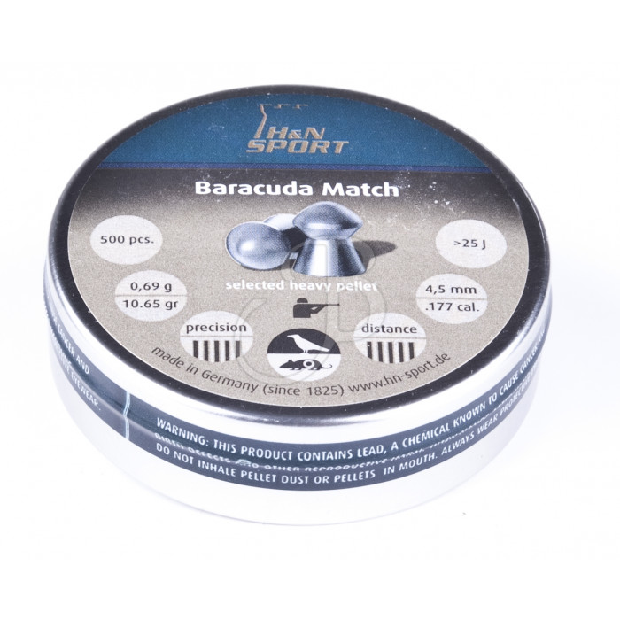 H&N DIABOLO BARACUDA MATCH CAL.4.5 0.69G(500) H&N DIABOLO BARACUDA MATCH CAL.4.5 0.69G(500)