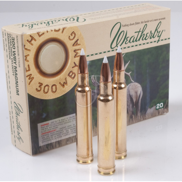 WEATHERBY CARTUCCIA CON PALLA NOSLER ACCUBOND