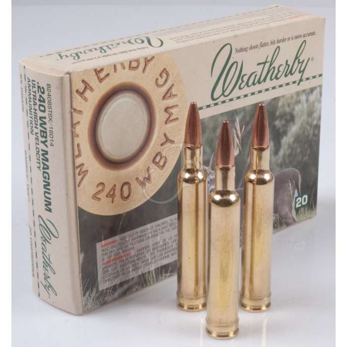 WEATHERBY CARTUCCIA CON PALLA BARNES TSX