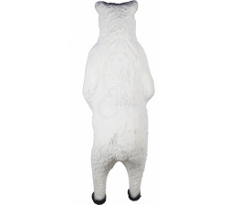 A.A. CIBLE 3D OURS BLANC DE BOUT