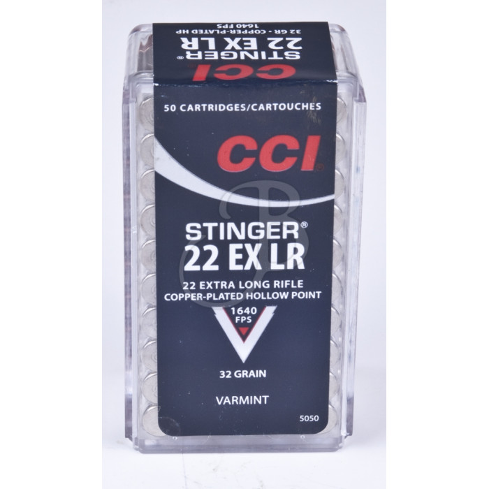 CCI 22 LR STINGER HP AMMO CIP CCI 22 LR STINGER HP AMMO CIP