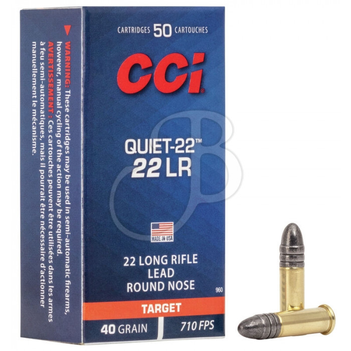 CCI .22 LR QUIET 22 0960 CCI .22 LR QUIET 22 0960