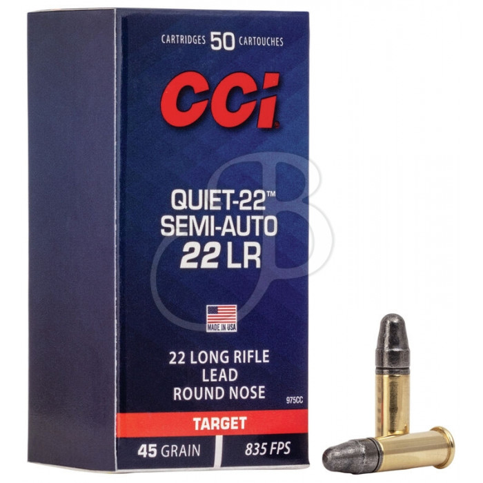 CCI 22 LR SEMI-AUTO "QUIET 22" CCI 22 LR SEMI-AUTO "QUIET 22"