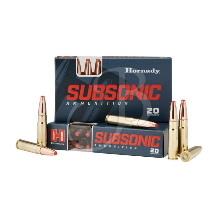 HORNADY AMMO 300 BLACKOUT 190GR SUB-X HORNADY AMMO 300 BLACKOUT 190GR SUB-X