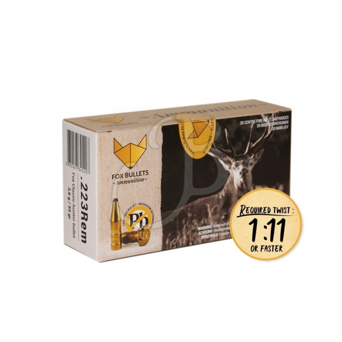 FOX BULLETS FOX AMMO .223 REMINGTON 55GR FOX BULLETS FOX AMMO .223 REMINGTON 55GR