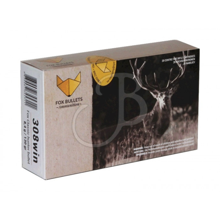 FOX AMMO 308 WINCHESTER 130GR FOX AMMO 308 WINCHESTER 130GR
