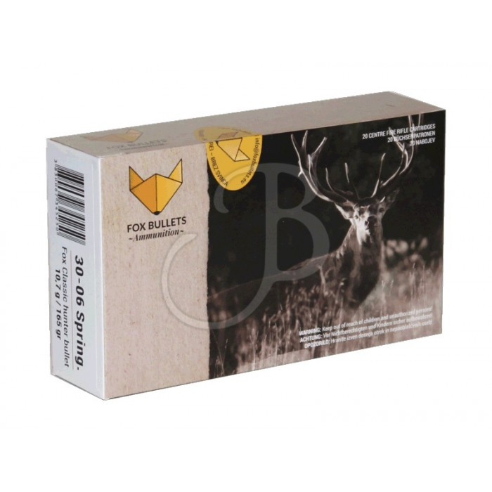 FOX BULLETS FOX AMMO 30-06 SPRING. 165GR FOX BULLETS FOX AMMO 30-06 SPRING. 165GR