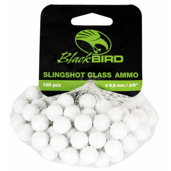 BLACKBIRD SLINGSHOT AMMO GLASS 100PCS BLACKBIRD SLINGSHOT AMMO GLASS 100PCS