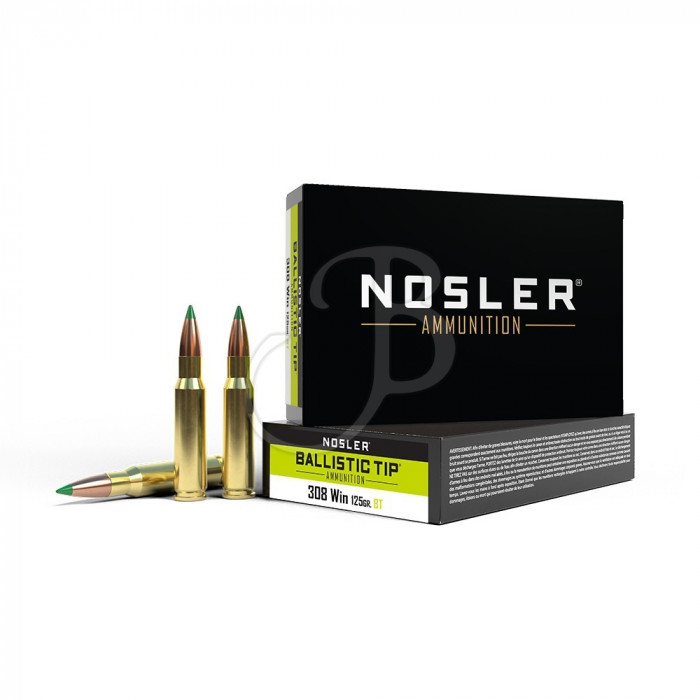 NOSLER 308 WIN 125GR BALLISTIC TIP      40061