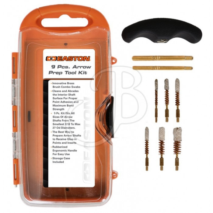 EASTON 9 PCS ARROW PREP TOOL KIT EASTON 9 PCS ARROW PREP TOOL KIT