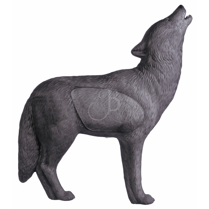 RINEHART 3D GREY WOLF HOWLING RINEHART 3D GREY WOLF HOWLING