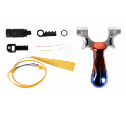 BLACKBIRD SLINGSHOT BUTTER.PLASTIC RD/BL