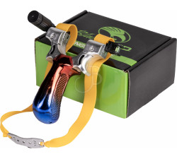 BLACKBIRD SLINGSHOT BUTTER.PLASTIC RD/BL