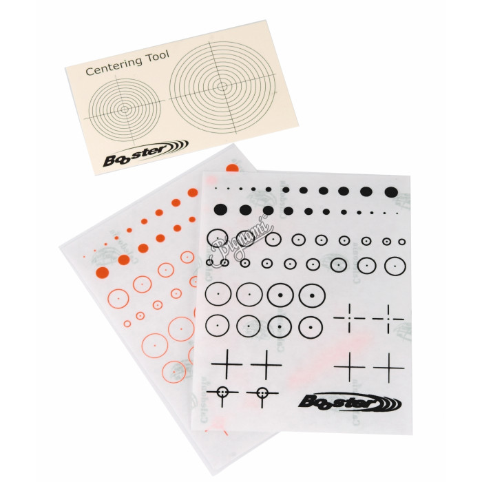BOOSTER SCOPE AIMING DOTS DECALS 2 COL BOOSTER SCOPE AIMING DOTS DECALS 2 COL