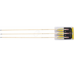 EK ARCHERY WOODEN ARROW 28" D8.0MM FEATH.
