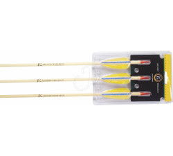 EK ARCHERY WOODEN ARROW 30" D8.0MM FEATH.