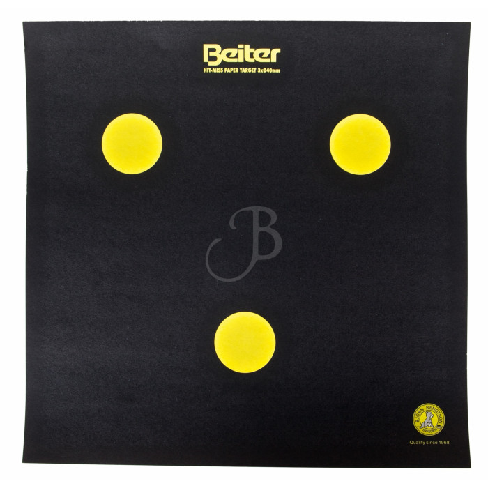 BEITER HITMISS TARGET FACE 3X40MM BEITER HITMISS TARGET FACE 3X40MM